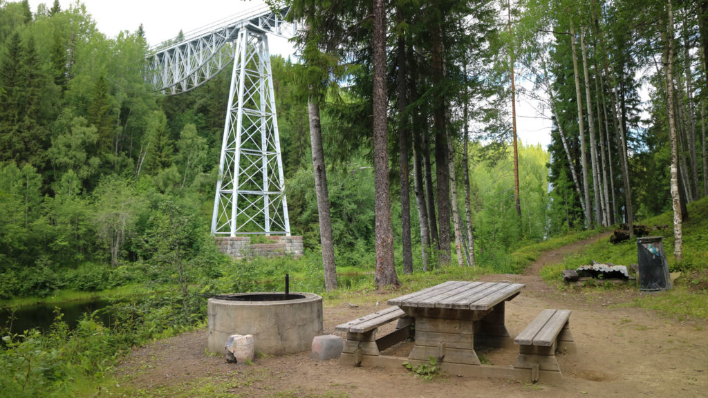 Tallbergsbroarna utflykt Konstvägen i Västerbotten